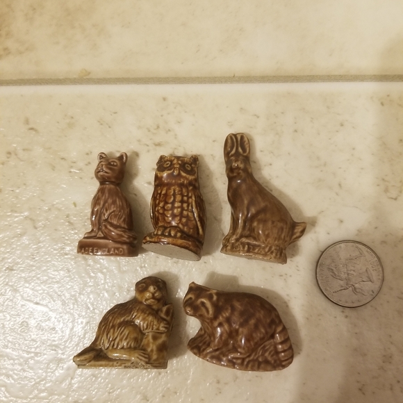 Lot of 20 Wade England read rose tea figures animals clown cannon has chips - Picture 8 of 10